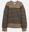 Khaite Nalani Stretch-cashmere Sweater In Grey
