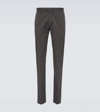 INCOTEX COTTON-BLEND SLIM PANTS