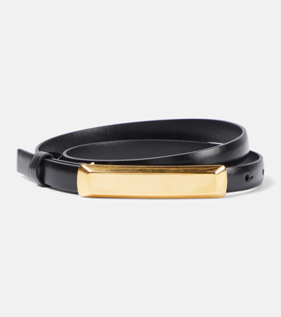 Tom Ford Leather Belt In Black