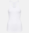 Isabel Marant Tenesy Racerback Cotton Top In White