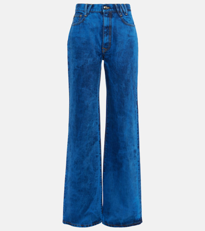 Vivienne Westwood Ray Denim High Waist Flared Wide Jeans In Blue