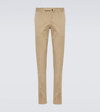 INCOTEX COTTON-BLEND SLIM PANTS