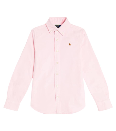 Polo Ralph Lauren Kids' Cotton Shirt In Pink