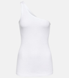 Isabel Marant One-shoulder Cotton Tank Top In White