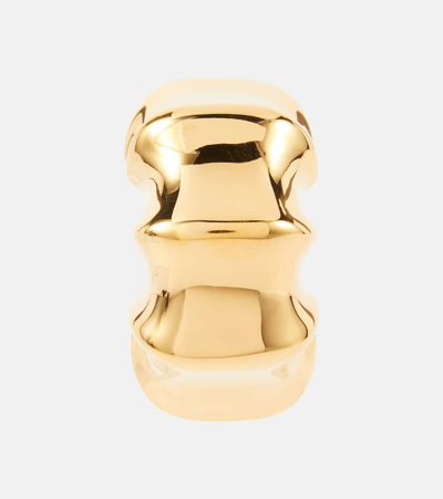 Khaite Julius Medium 18kt Gold-plated Brass Earrings