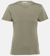 Nili Lotan Mariela Crewneck T-shirt In Admiral Green