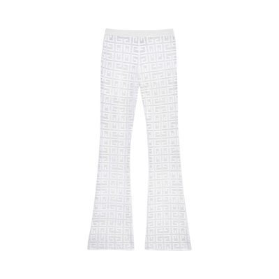 Pre-owned Givenchy Wide Leg 4g Pant 'white'