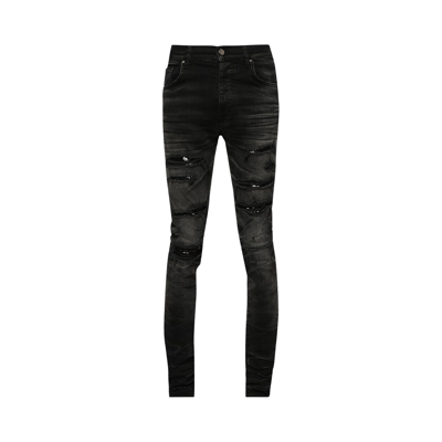 Pre-owned Amiri Sequin Thrasher Jean 'faded Black'