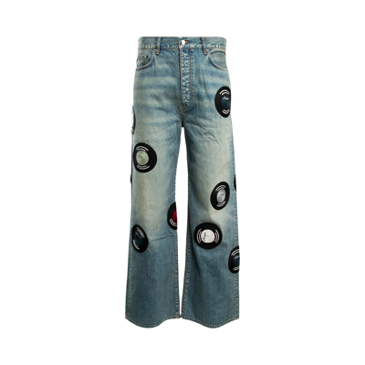 Pre-owned Amiri Baggy Record Jean 'craft Indigo' In Blue