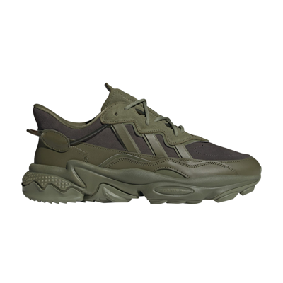 Pre-owned Adidas Originals Ozweego 'shadow Olive' In Green
