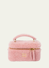 Miu Miu Montone Shearling Top-handle Bag In F0028 Rosa