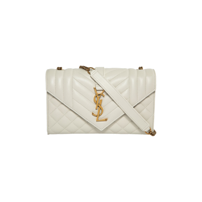 Pre-owned Saint Laurent Envelope Chain Bag 'soft Cream'