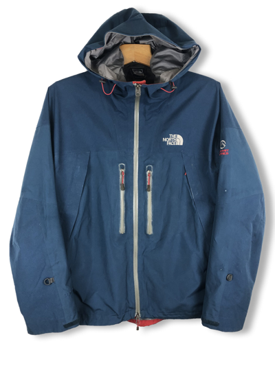 Pre-owned The North Face X Vintage 00s Vintage The North Face Gore-tex Shell Jacket Y2k M96 In Navy