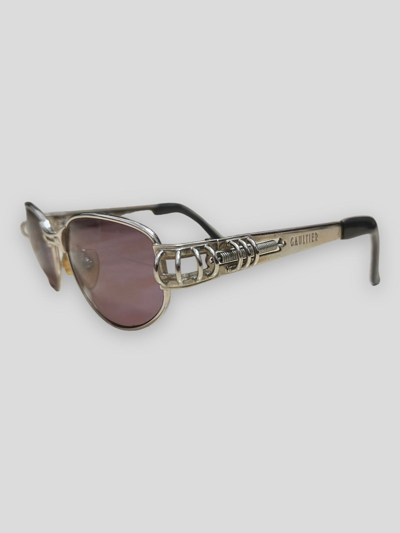 Pre-owned Jean Paul Gaultier X Vintage Send Offer Iconic Jean Paul Gaultier 56-6105 Sunglasses In Black