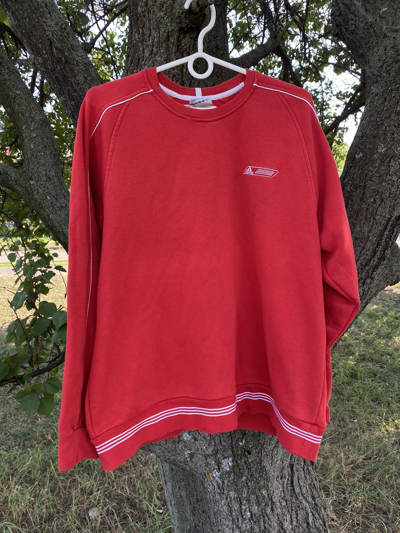 Pre-owned Adidas X Vintage Adidas Sweatshirt Y2k In Red