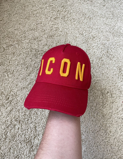 Pre-owned Dsquared2 Icon Cap Red