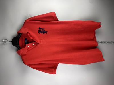 Pre-owned Polo Ralph Lauren T Casual Polo Shirt In Red