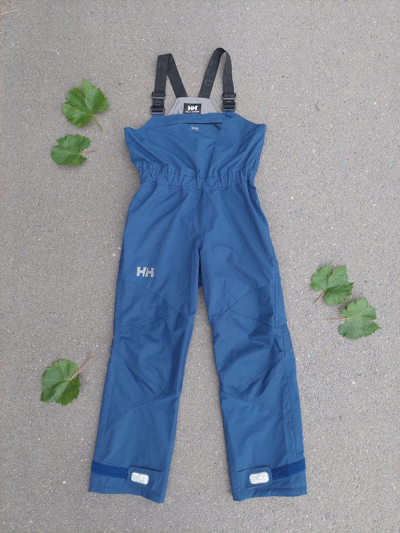 Pre-owned Helly Hansen X Ski Helly Hansen Ski Snowboarding Overalls Pants In Blue