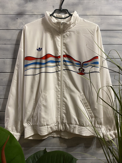 Pre-owned Adidas X Vintage Very Vintage Jacket Adidas Ivan Lendl 80' Tennis In Multicolor