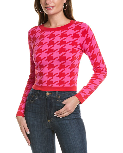 Central Park West Everly Fitted Long Sleeve In Pink
