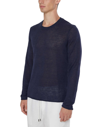 Onia Kevin Crewneck Sweater In Blue