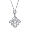 Genevive Silver Cz Pendant