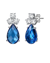 Genevive Silver Cz Studs