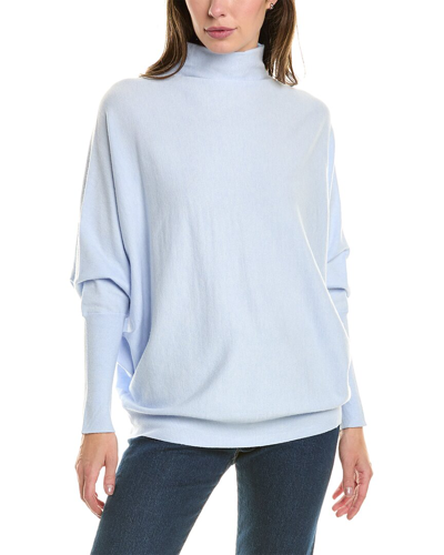 Joan Vass New York Joan Vass Dolman Sleeve Sweater In Blue