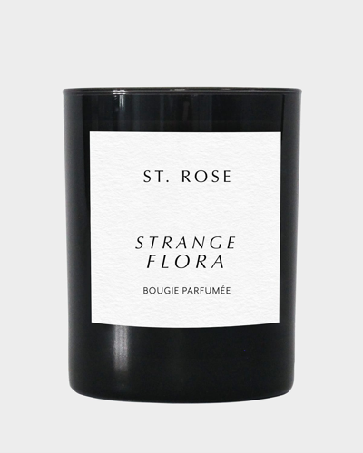 St Rose Strange Flora Candle, 10.2 Oz. In Black