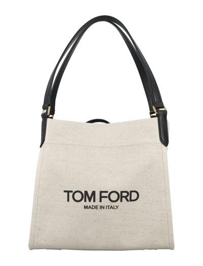Tom Ford Logo Printed Open In White