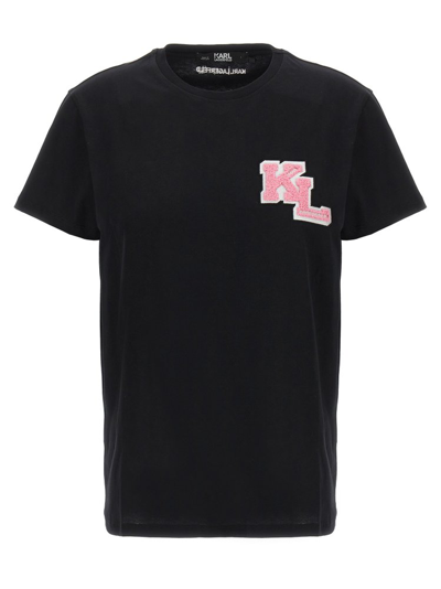 Karl Lagerfeld Kl Logo In Black