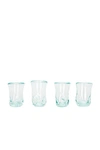 COMPLETEDWORKS TINY GLASSES SET OF 4