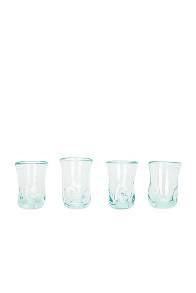 Completedworks Tiny Glasses Set Of 4 In Clear