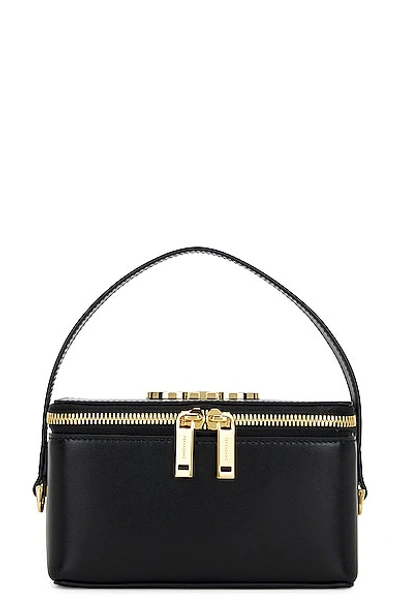 Ferragamo Vanity Bag In Nero & Flame Red