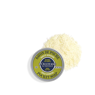 L'occitane Pocket Soap Shea Verbena 0.7 Fl oz In White
