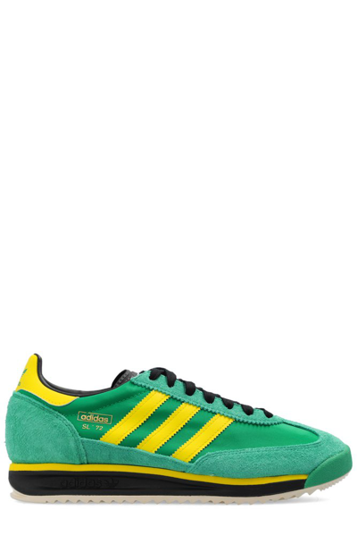 Adidas Originals Sl 72 Rs运动鞋 In Green/yellow/cblack