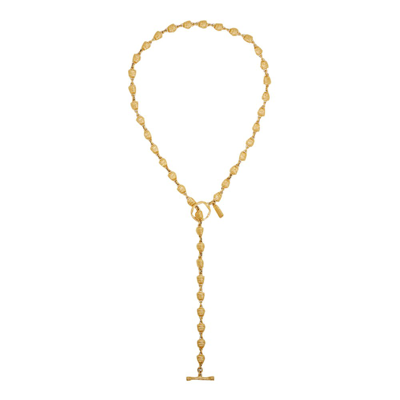 Tom Ford Moon Station Y-necklace In Gold