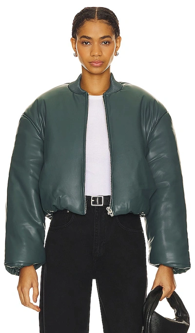 Blanknyc Faux Leather Jacket In Teal