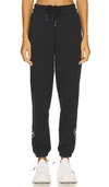 Adidas By Stella Mccartney Logo-print Track Pants In Black