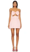 Sau Lee Estelle Dress In Powder Pink