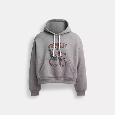 Coach The Lil Nas X Drop Cats Cropped Pullover Hoodie In