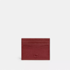 Coach Card Case In Ruby Red