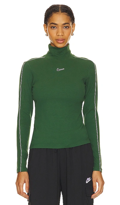 nike long sleeve white top