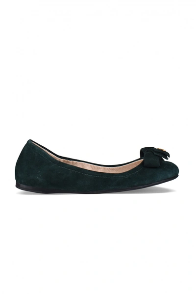 Prada Ballerinas In Green