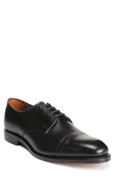 Allen Edmonds Boulevard Cap Toe Derby In Black