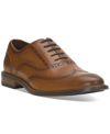 Vince Camuto Lazzarp Wingtip Oxford Shoe In Cognac In Cognac
