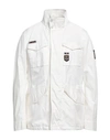 Herno Man Jacket Ivory Size 44 Cotton In White