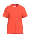 Bottega Veneta Woman T-shirt Red Size M Cotton