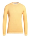 Grey Daniele Alessandrini Man Sweater Ocher Size 38 Cotton In Yellow