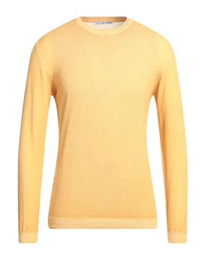 Grey Daniele Alessandrini Man Sweater Ocher Size 38 Cotton In Yellow